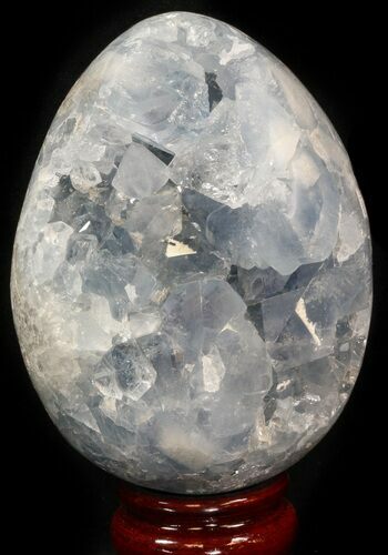 Crystal Filled Celestine (Celestite) Egg #41693